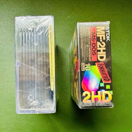 Computer floppy disks new, 2 packs of 10, TDK and Dysan 3.5" MF 2HD