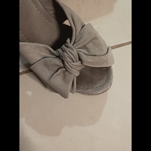 Zara wooden beige clogs, size 38