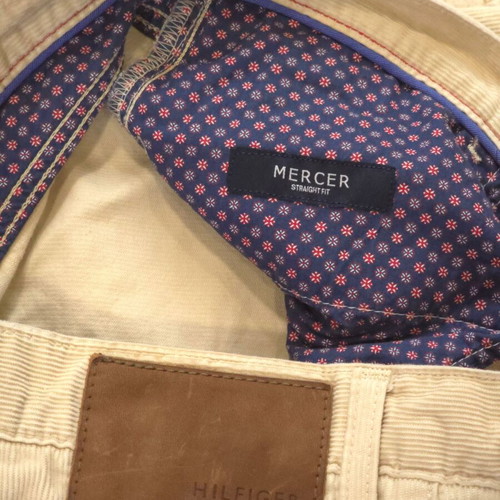 Tommy Hilfiger Mercer Straight Fit corduroy pants, beige