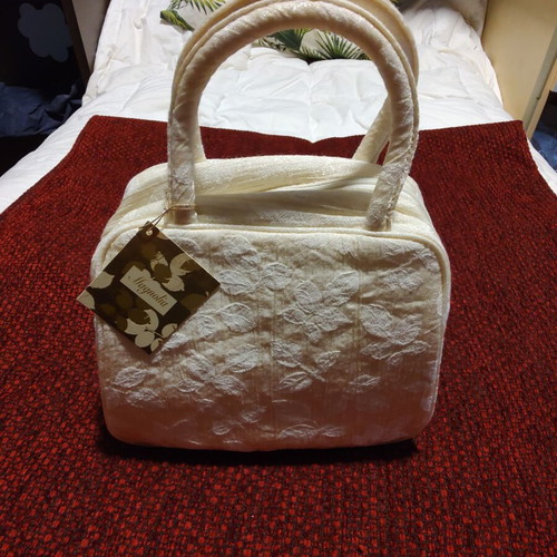 Box bag white ivory handbag new with tag