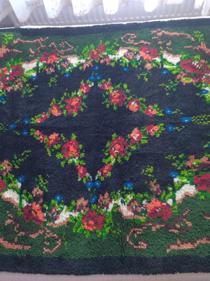 Kitnik new handwoven rug 100% wool size 155x213 cm