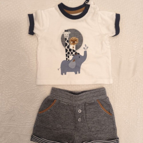 Baby clothing set, size 3-6 months, cotton