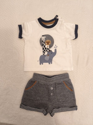 Baby clothing set, size 3-6 months, cotton