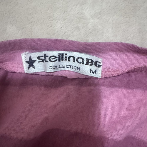 Womens striped pink shirt size M like new