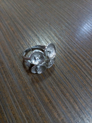 Silver ring size 57 new