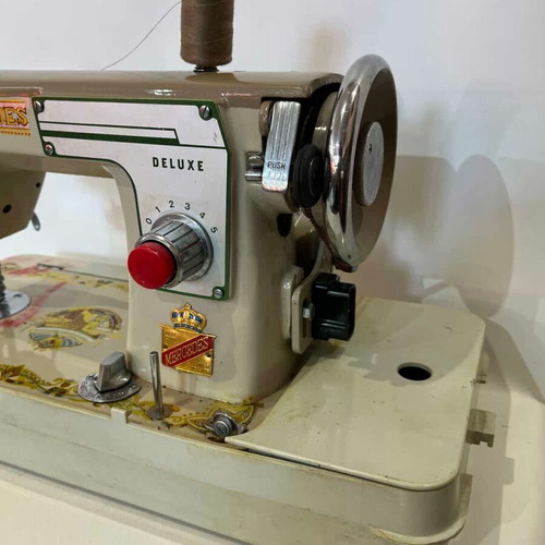 Mercedes Deluxe vintage electric sewing machine 20th century
