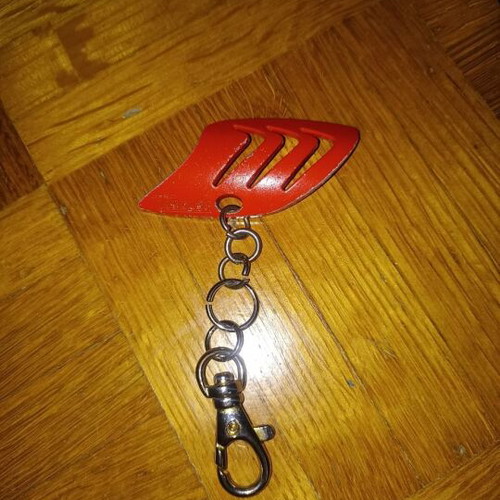Peugeot, shark fin and snowflake keychains like new