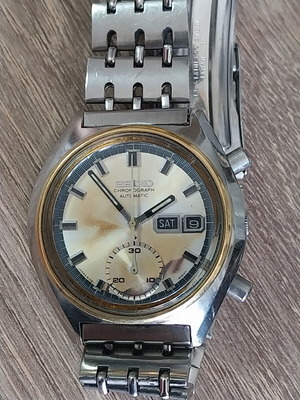 Seiko Chronograph 6139 μεταχειρισμένο με θέμα στο καντράν