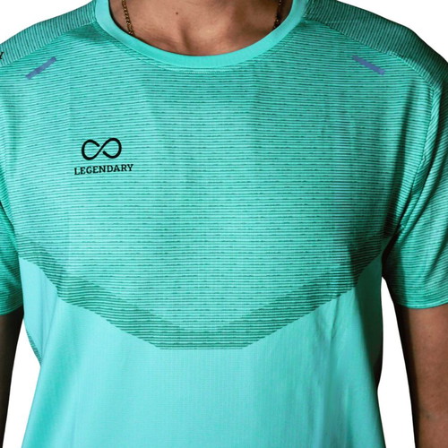 Legendary turquoise coral athletic T-shirt, L size