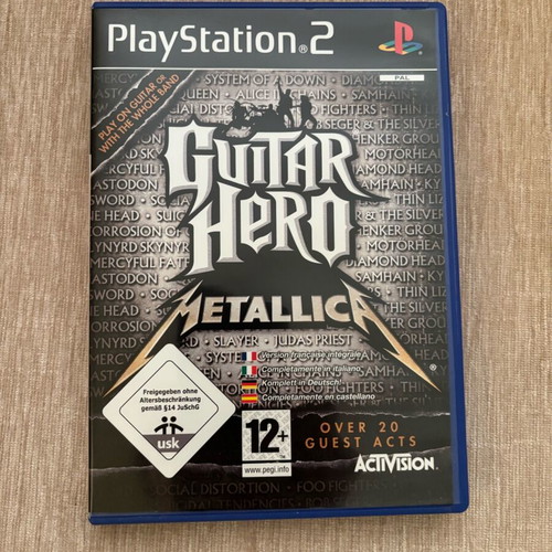 Guitar Hero Metallica PlayStation 2 used, full English version