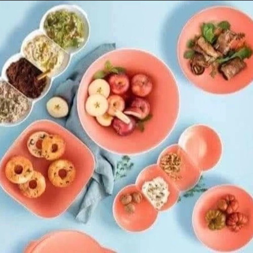 Allegra Tupperware series new with snack cover gift