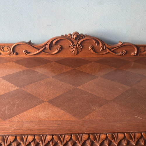 Handcrafted woodcarved dining set by Arapogiannis