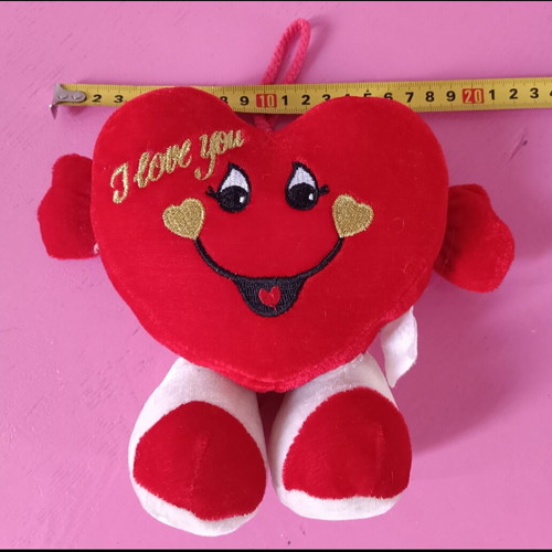 Plush heart I love you in like new condition