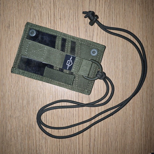 Pentagon military ID holder new with neck cord