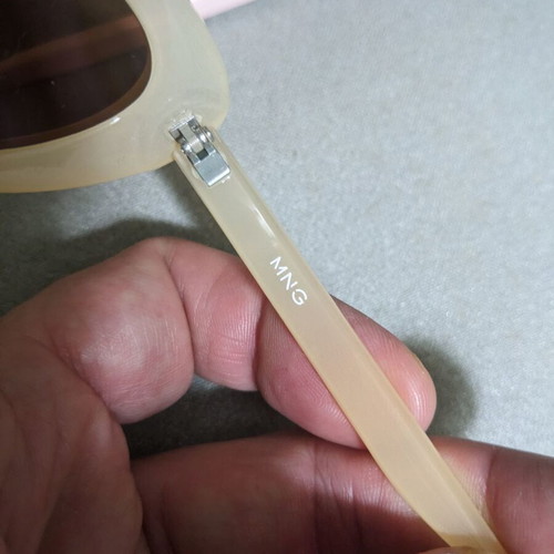 Cateye sunglasses used, girls, beige