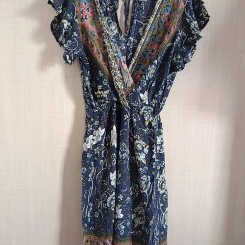 Maxi dress plus size (S/M) like new, multicolor