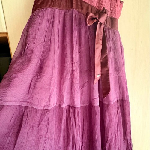 Vintage babydoll dress Miss Sixty used, ombre chiffon fabric, size M