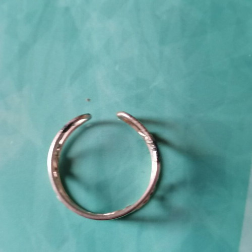 Silver 925 Foot Ring with Braided Design new