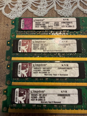 Dimms DDR2 12Gb low profile употребяван комплект 2x2 и 2x1