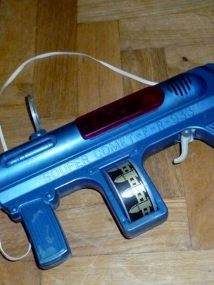 Greek Plastic Space Gun Super Comet F-R-933 like new, 70s