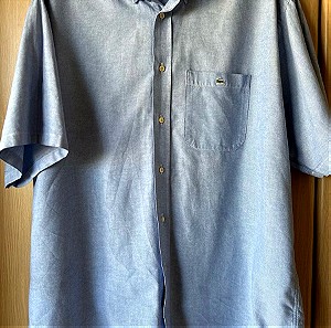 Lacoste ανδρικό πουκάμισο κοντομάνικο XL