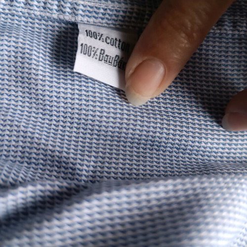The Bostonians no 48 x large shirt used, light blue 100% cotton