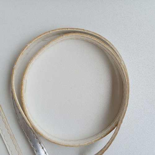 Children's adjustable silver belt like new