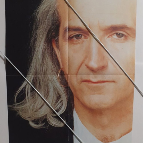 Anna Vissi & Nikos Karvelas poster new, double-sided 48x33 cm