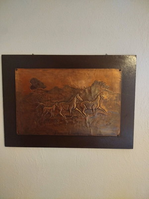 Chalcography framed artwork new 70x50cm