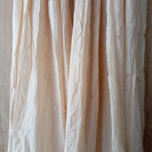 Dress one size beige like new, 80% cotton 20% viscose