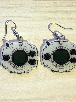 Digimon Digivice Handmade Earrings Set Made to Order