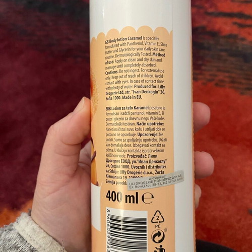 Body lotion Velnea limited edition 400ml like new, Caramel Donuts
