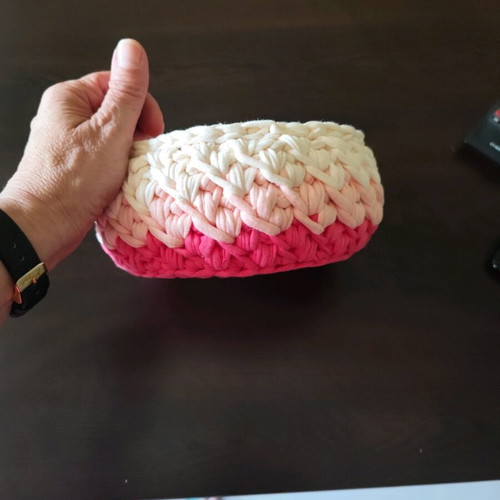 Handwoven basket new, Ø15 cm