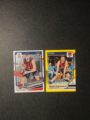 Panini Optic 2023-2024 and Donruss 2024-2025 cards Nikolaos Rogkavopoulos new
