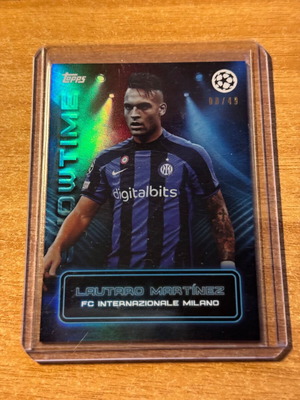 Topps Showtime 2023 κάρτα Lautaro Martinez Inter σαν καινούργιο περιορισμένη 49