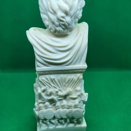 Gypsum bust Alexander the Great new, size 19x5x5 cm