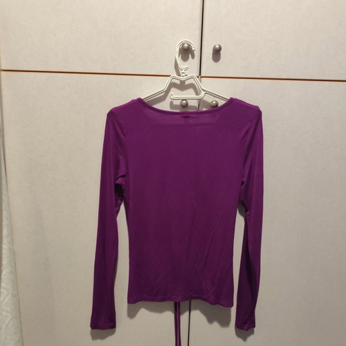 Purple viscose blouse like new, size S