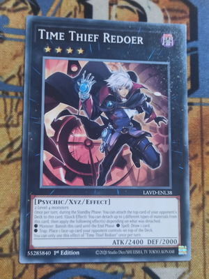 Time Thief Redoer XYZ κάρτα Yu-Gi-Oh!