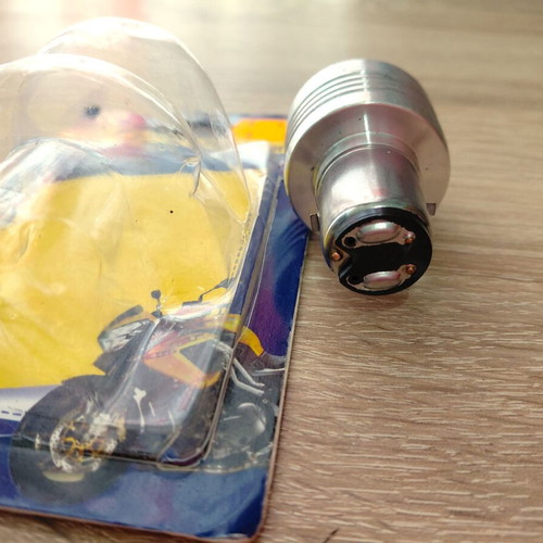 Led bulb for Papaki 12V with thick socket, new, white and red colors