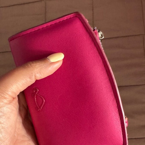 Wallet small fuchsia used