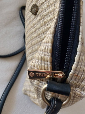 Thiros crossbody bag new, black and beige