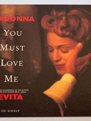 Madonna You Must Love Me CD single μεταχειρισμένο, pop
