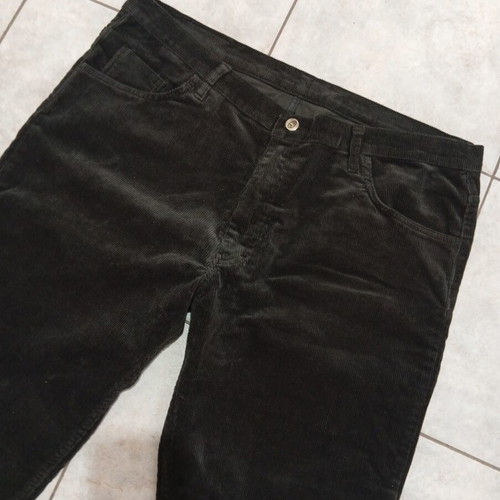 Black corduroy pants size 54, new