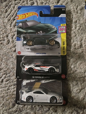 Hot Wheels Toyota Supra set new, pack of 3