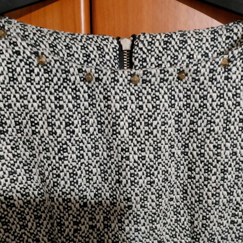 Sweewe dress with studs size s/m like new, black and white