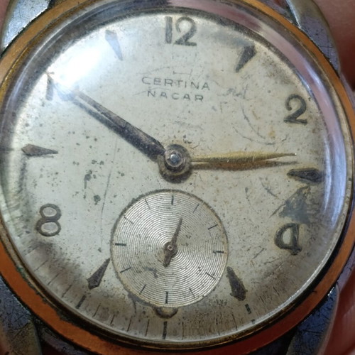 Certina vintage ρολόι μεταχειρισμένο, μη λειτουργικό, χρήζει σέρβις