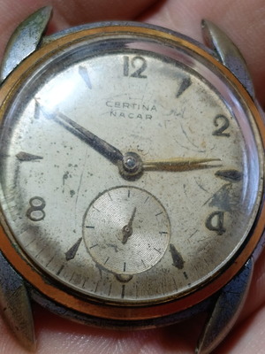 Certina vintage ρολόι μεταχειρισμένο, μη λειτουργικό, χρήζει σέρβις