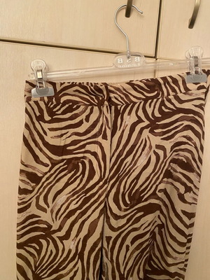 Pull & Bear pants used, size M, beige and brown, see through