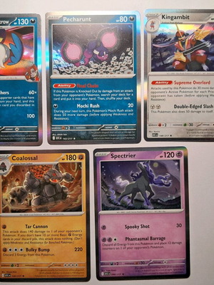 Pokémon Reverse Holo Ascended Heroes Cards like new, lot of 5