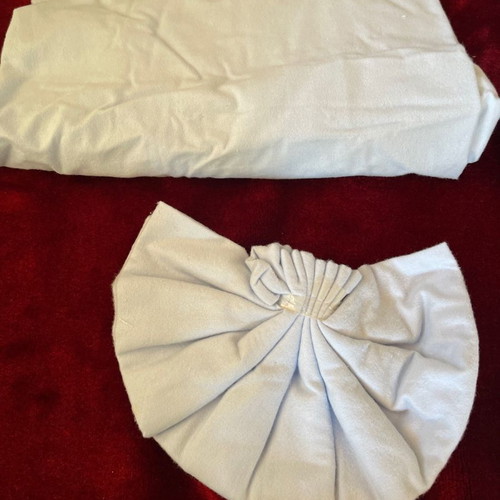 Baby crib sheet set for boy blue-white new 120x180